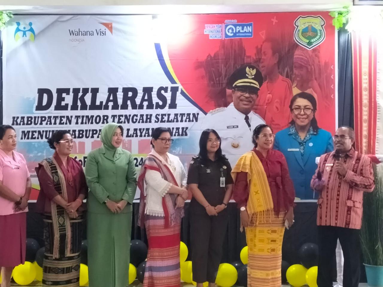 Deklarasi  Menuju  Kabupaten  Layak Anak Kabupaten TTS